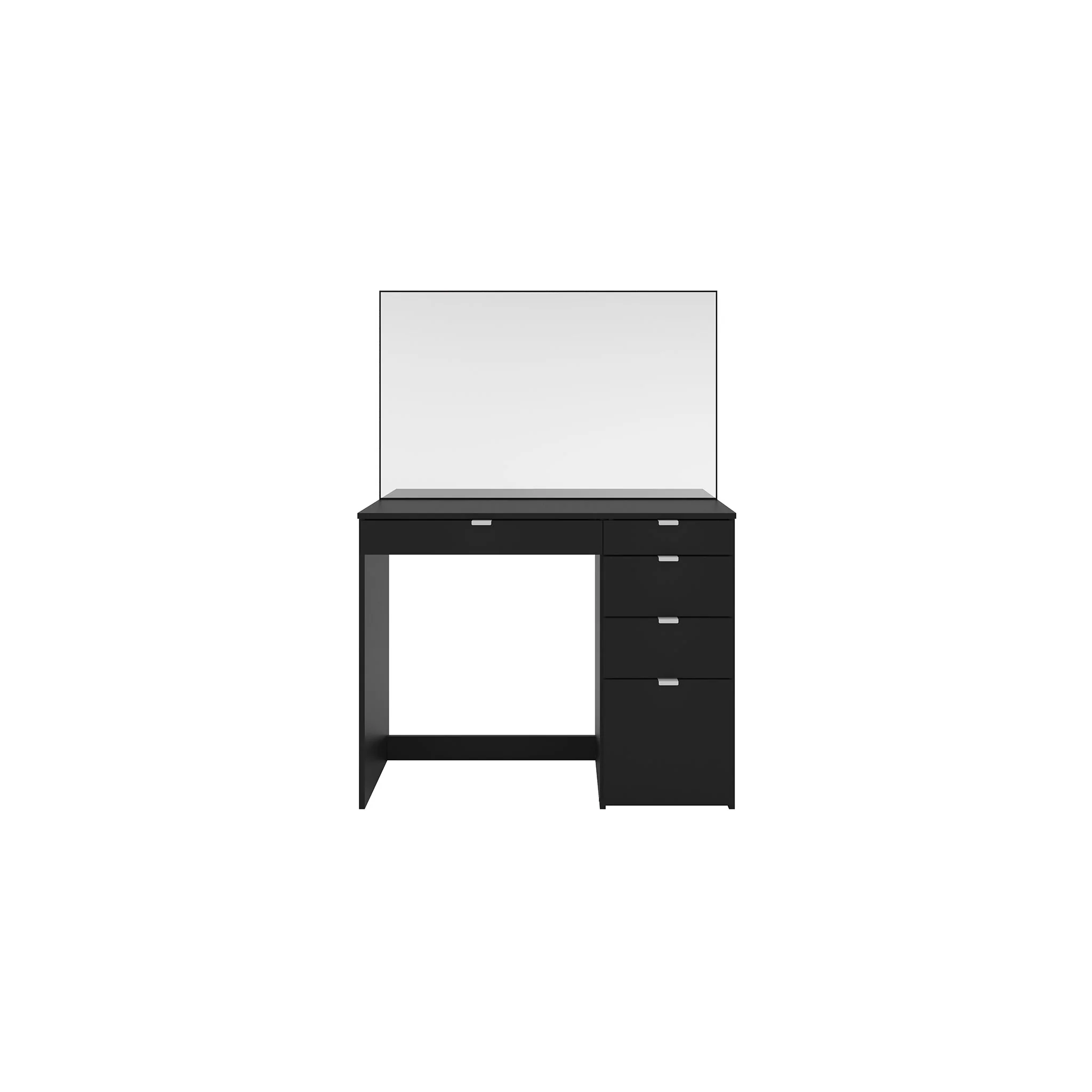 Ava 5 Drawer Dressing Table Black - Image 3