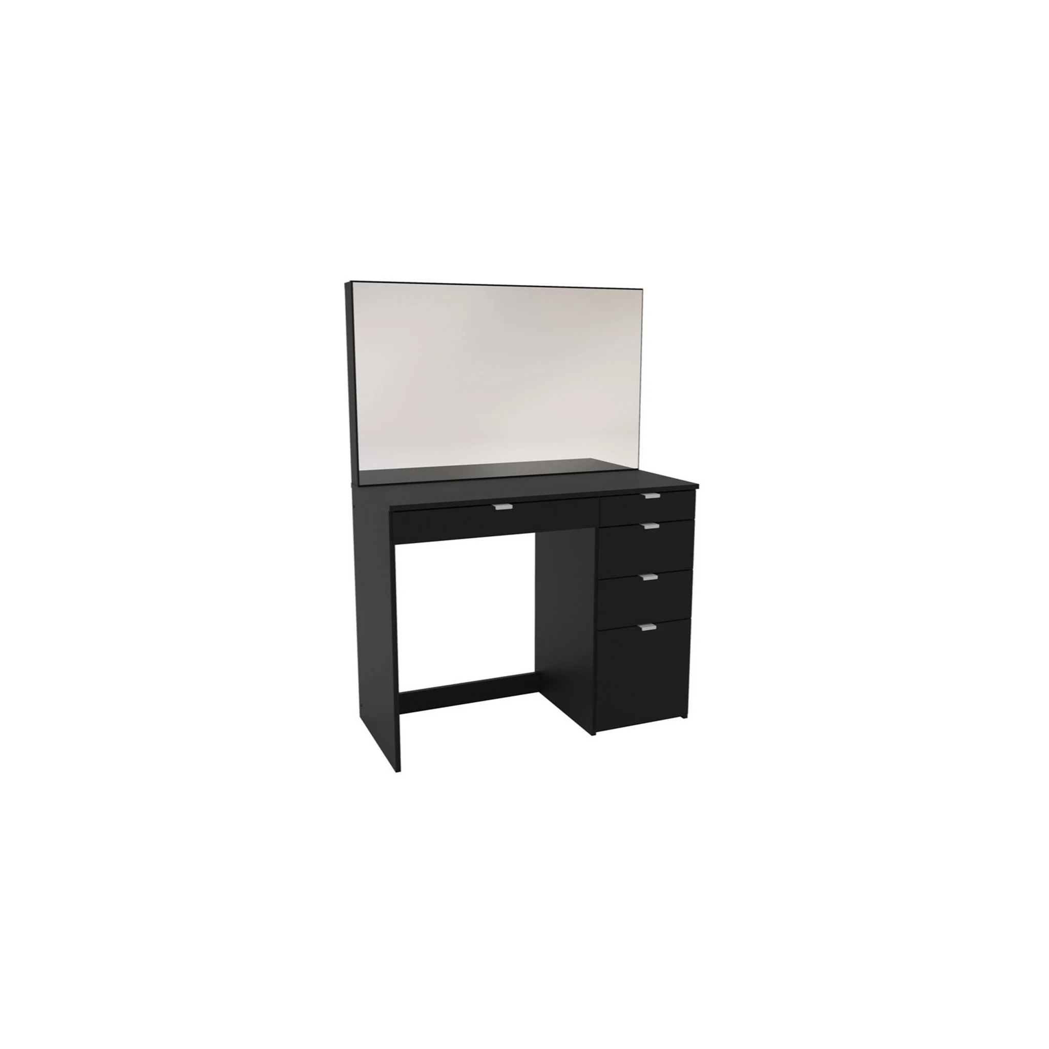 Ava 5 Drawer Dressing Table Black - Image 5