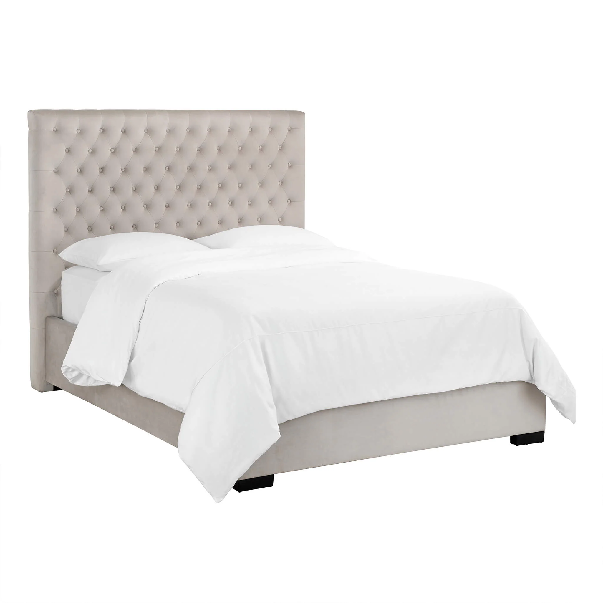 Cavendish Upholstered Bed Frame Beige - Image 5