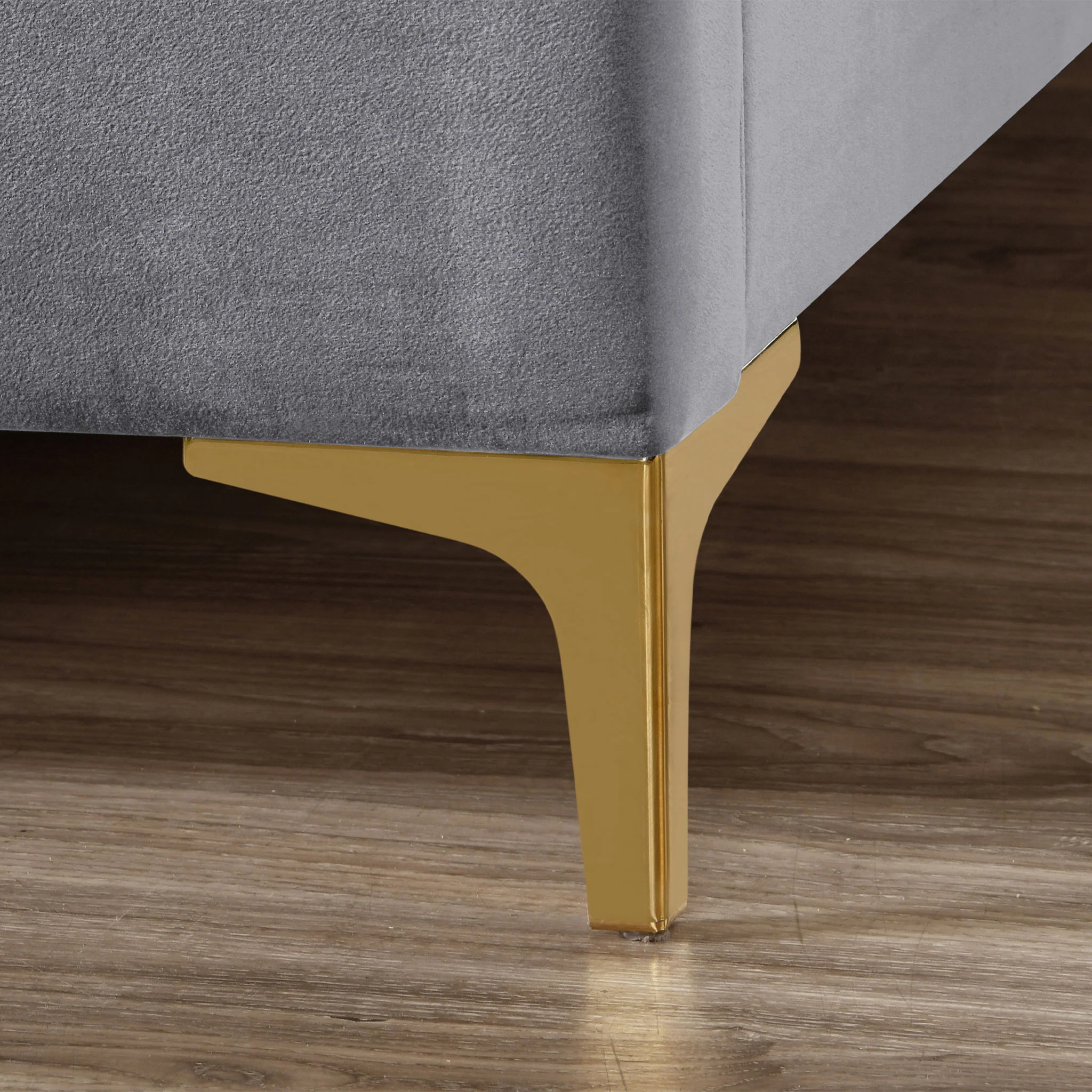 Clover Bed Grey Velvet - Image 4