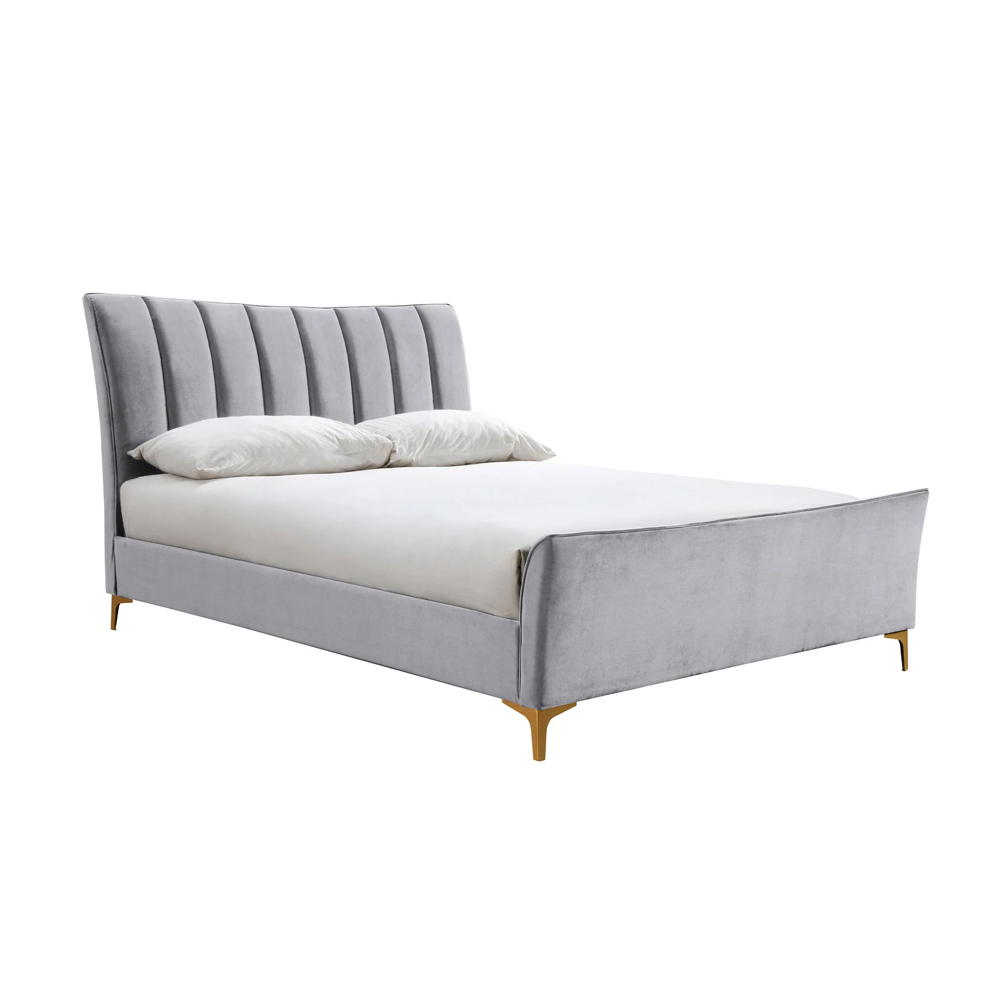 Clover Bed Grey Velvet - Image 5