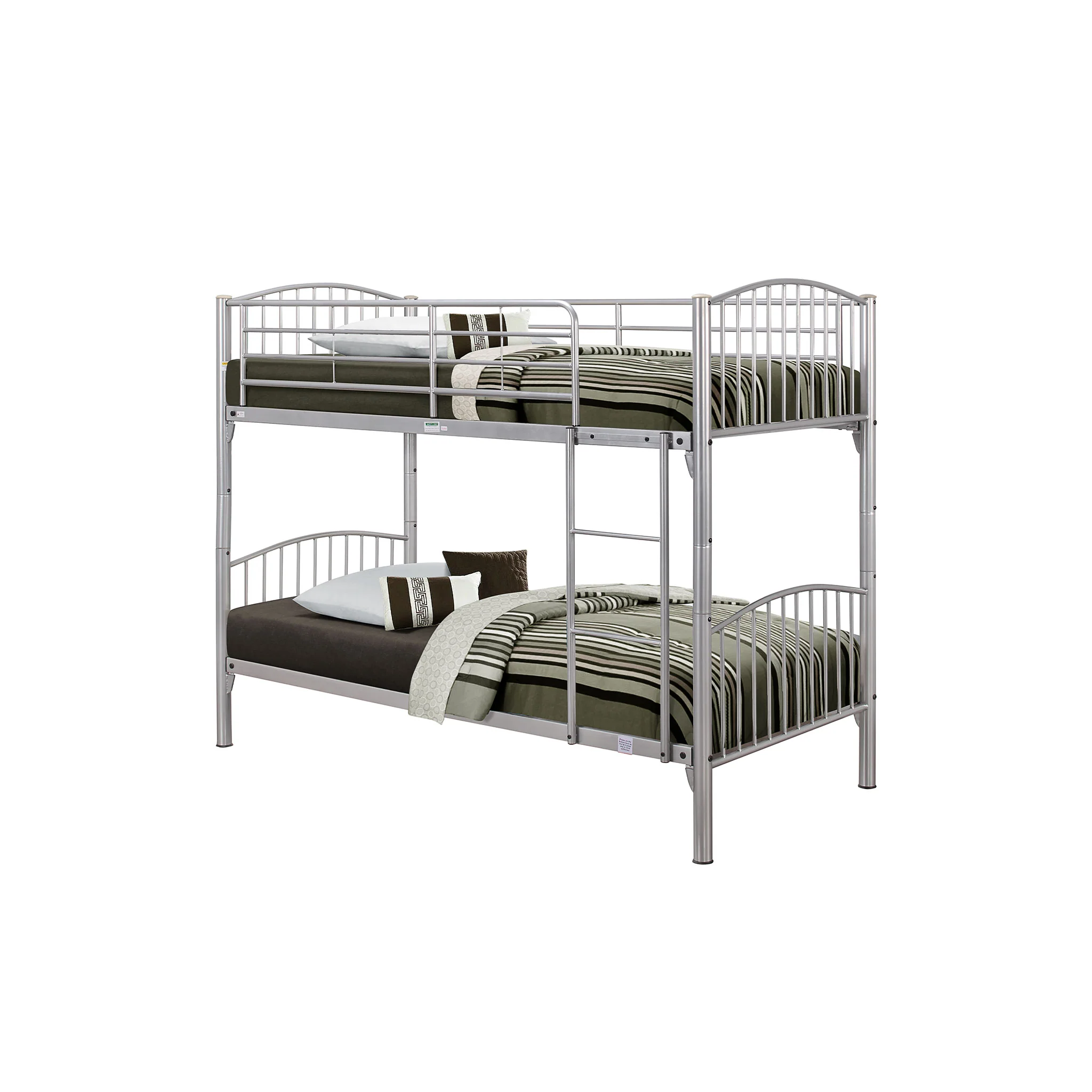 Corfu Silver Metal Bunk Bed - Image 3