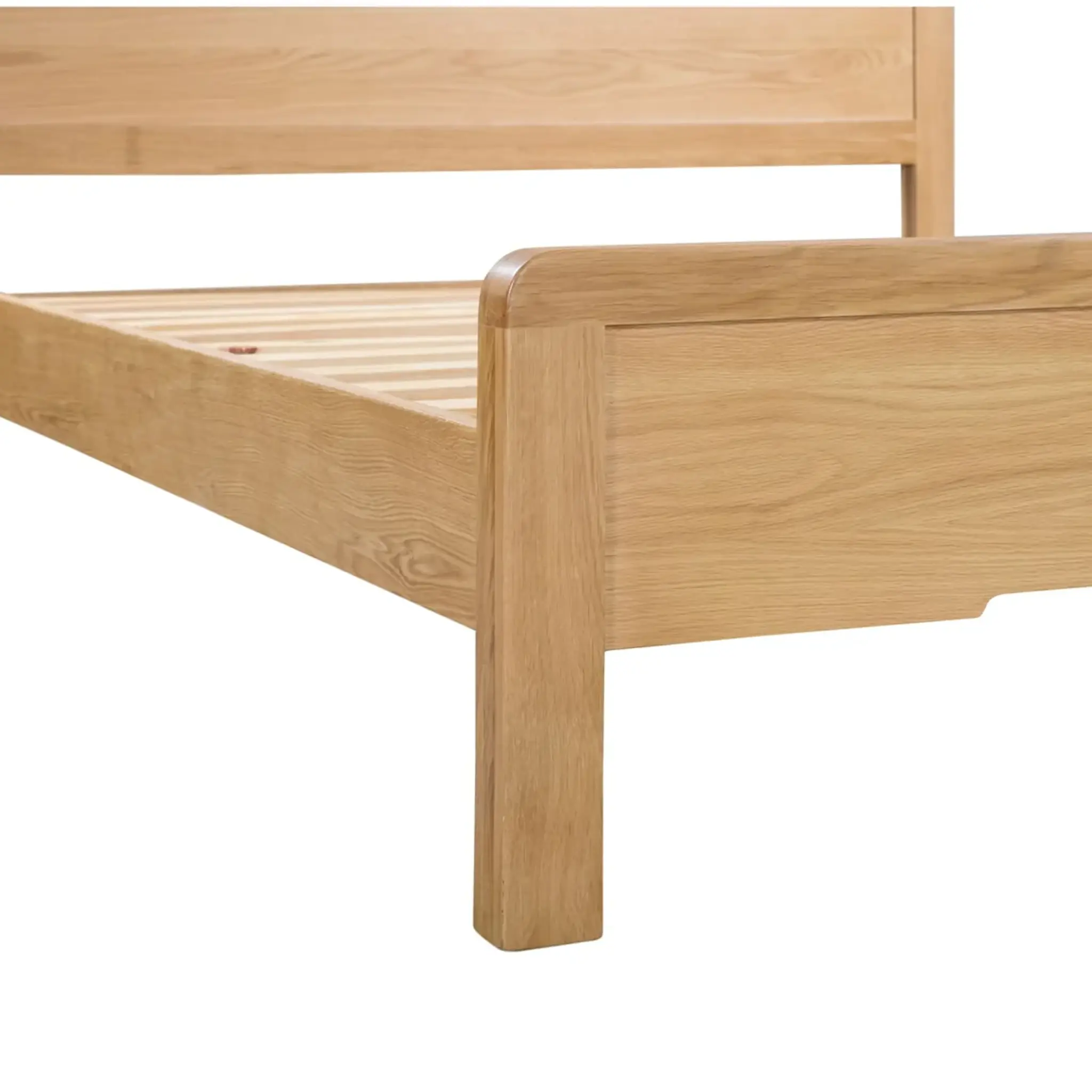 Curve Oak Bed - Image 3