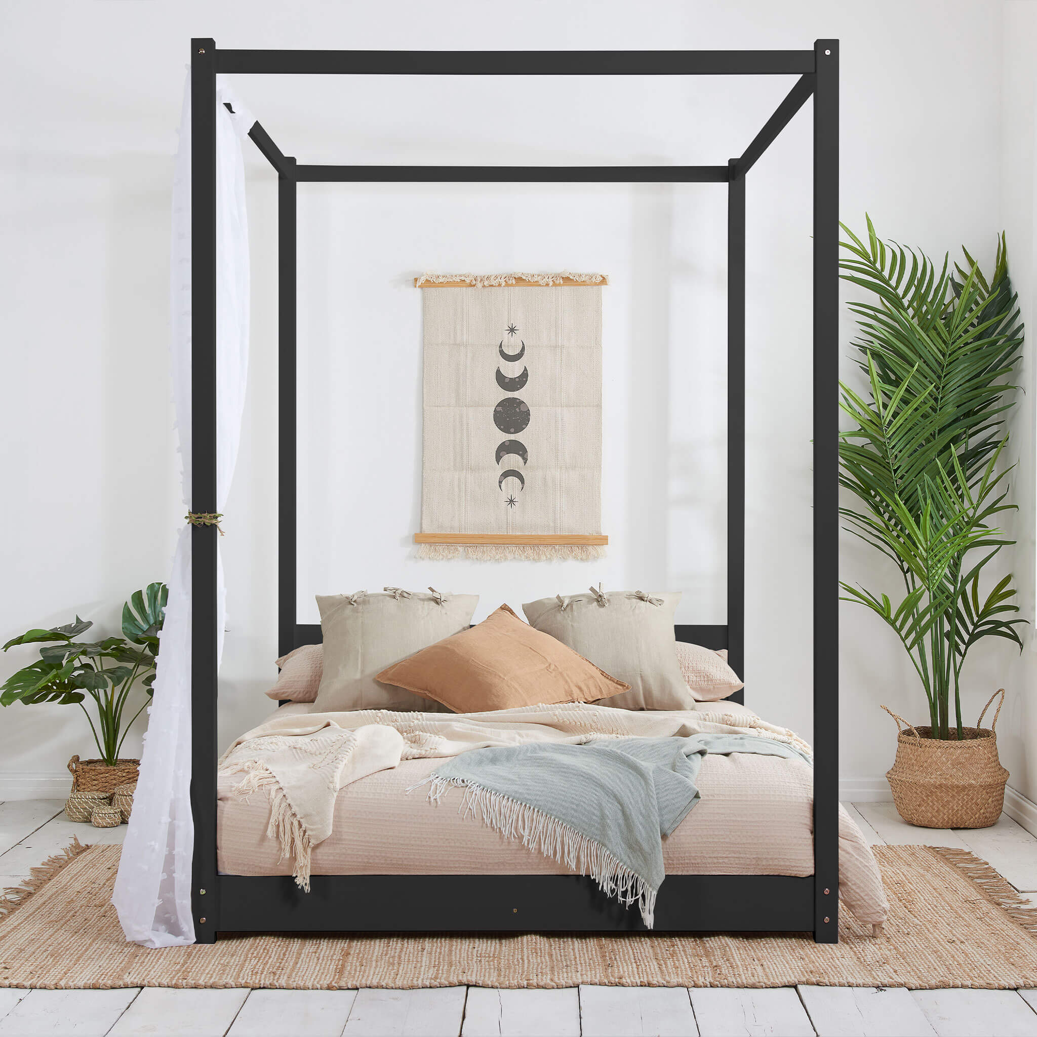 Darwin Four Poster Bed Black - Image 2