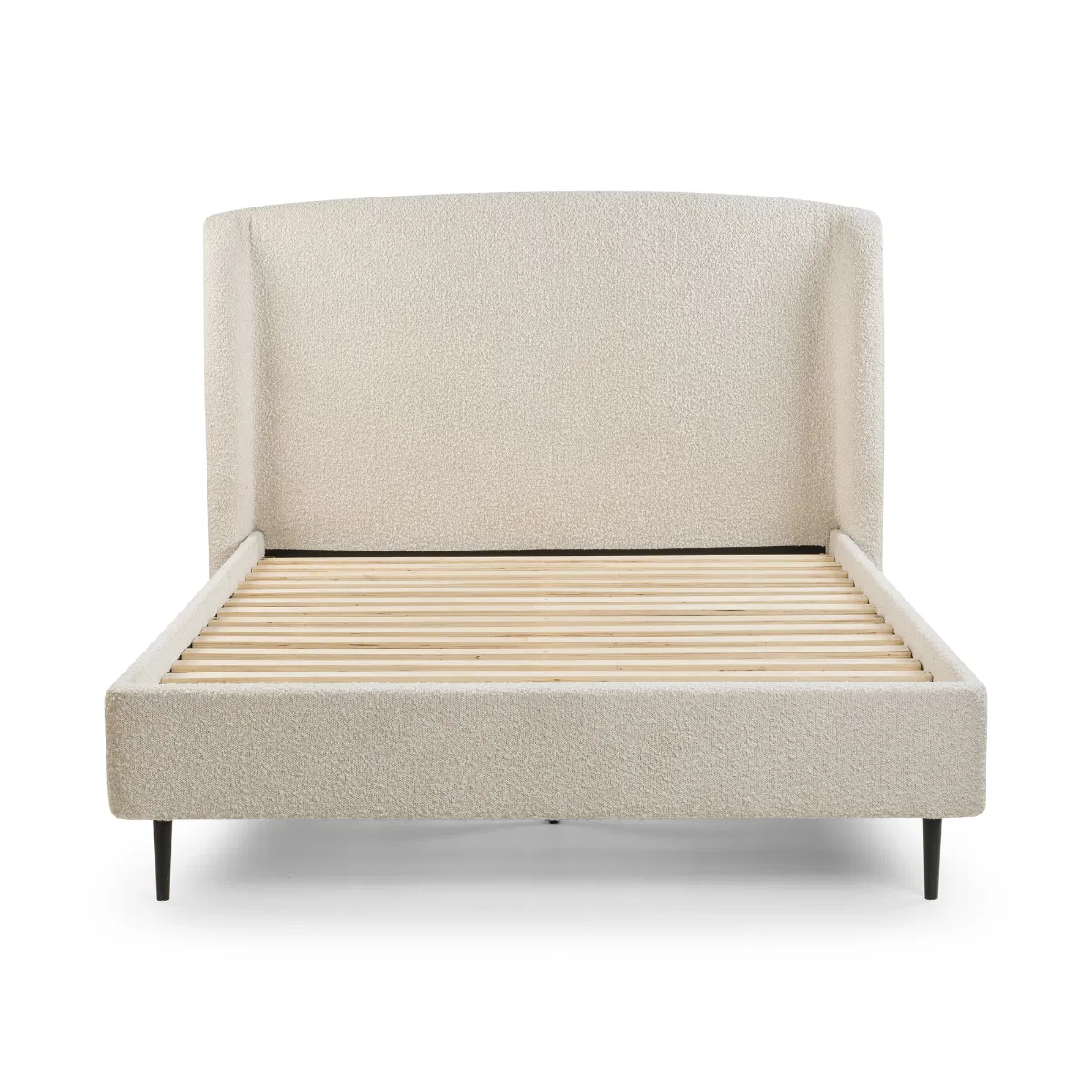 Eden Ivory Boucle Bed - Image 4