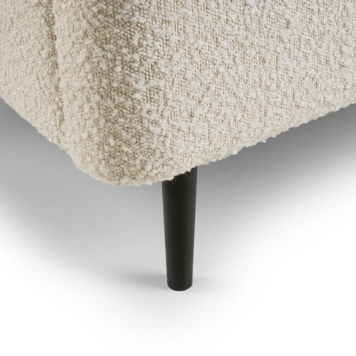 Eden Ivory Boucle Bed - Image 5