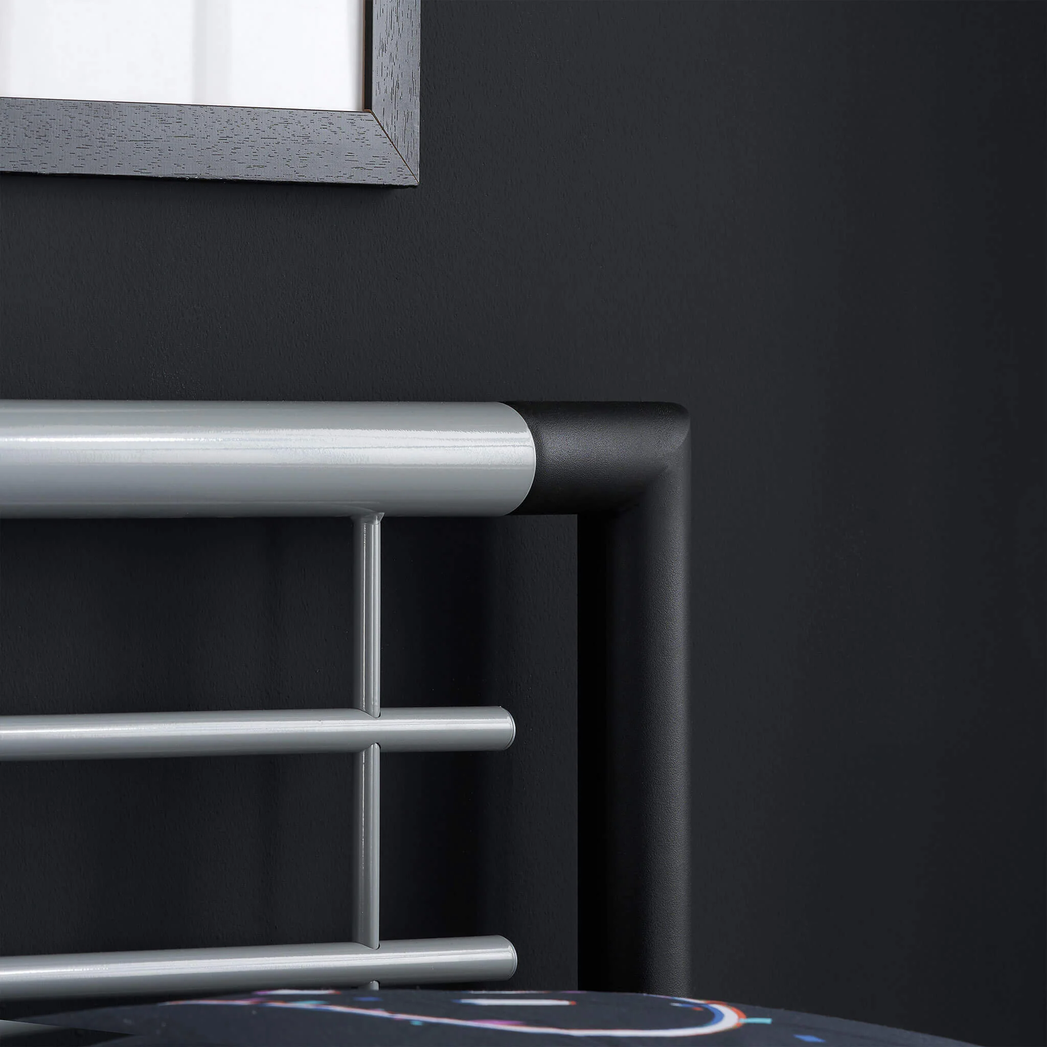 Faro Metallic Black Metal Bed Frame - Image 3