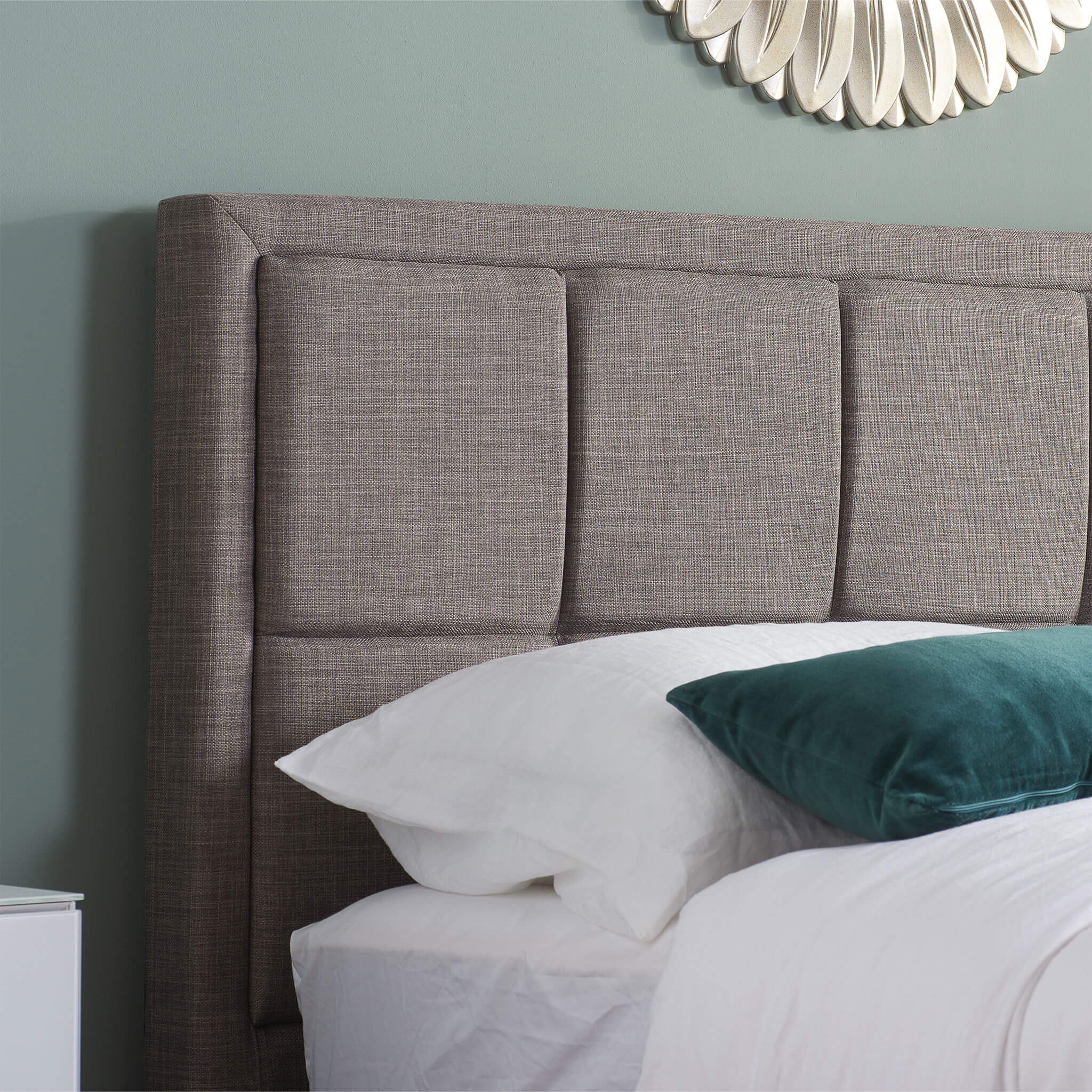 Hannover Grey Fabric Ottoman Bed Frame - Image 4