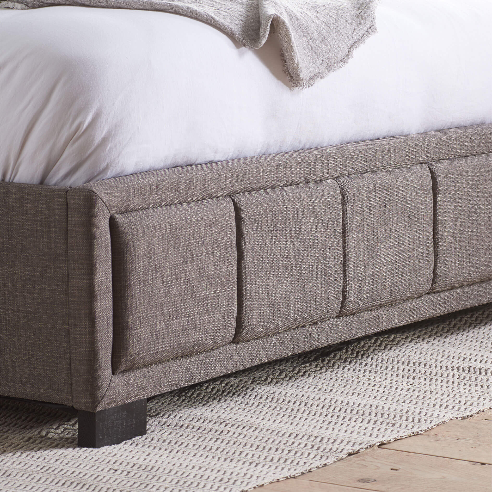 Hannover Grey Fabric Ottoman Bed Frame - Image 5
