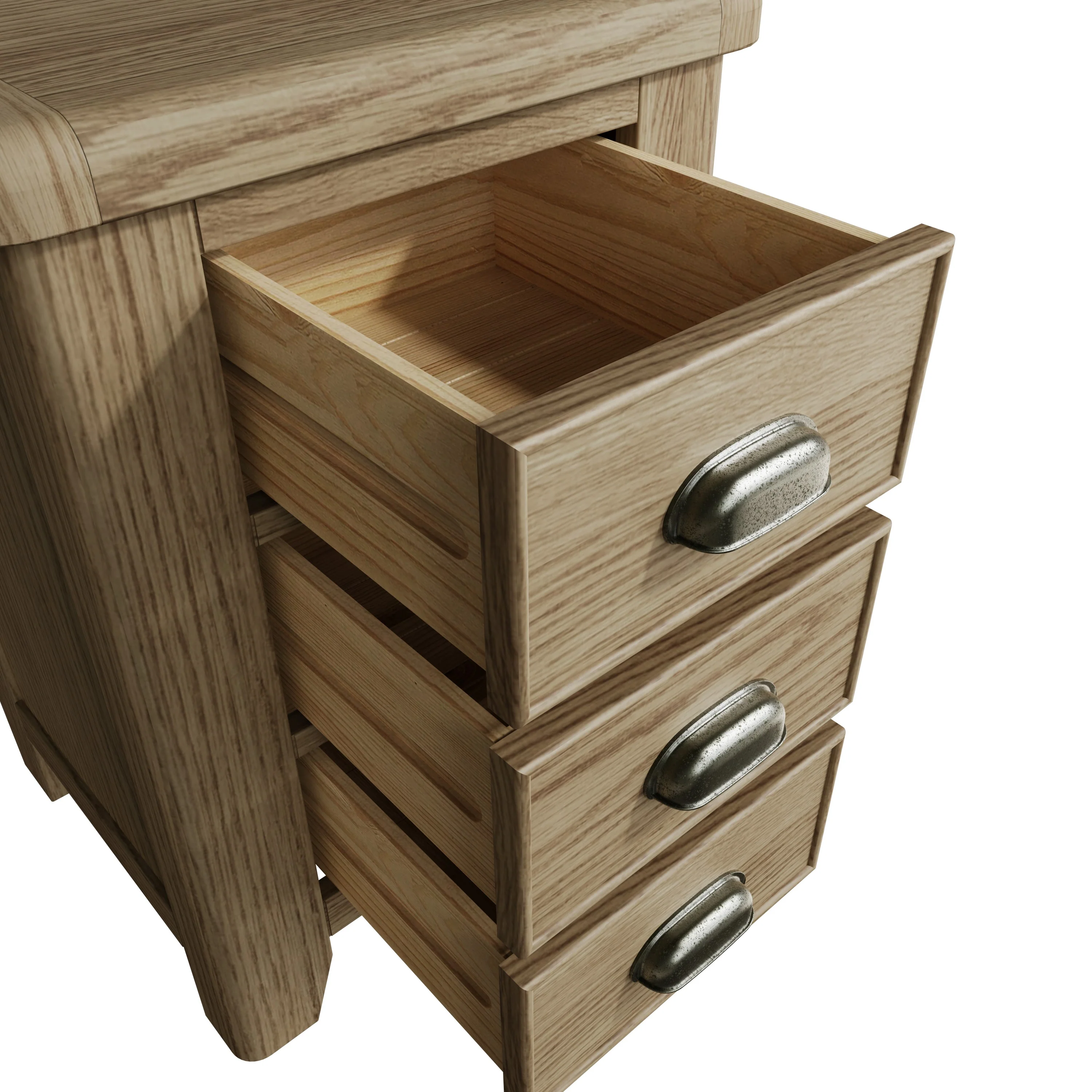 Hatton Oak Large Bedside Cabinet - Image 5
