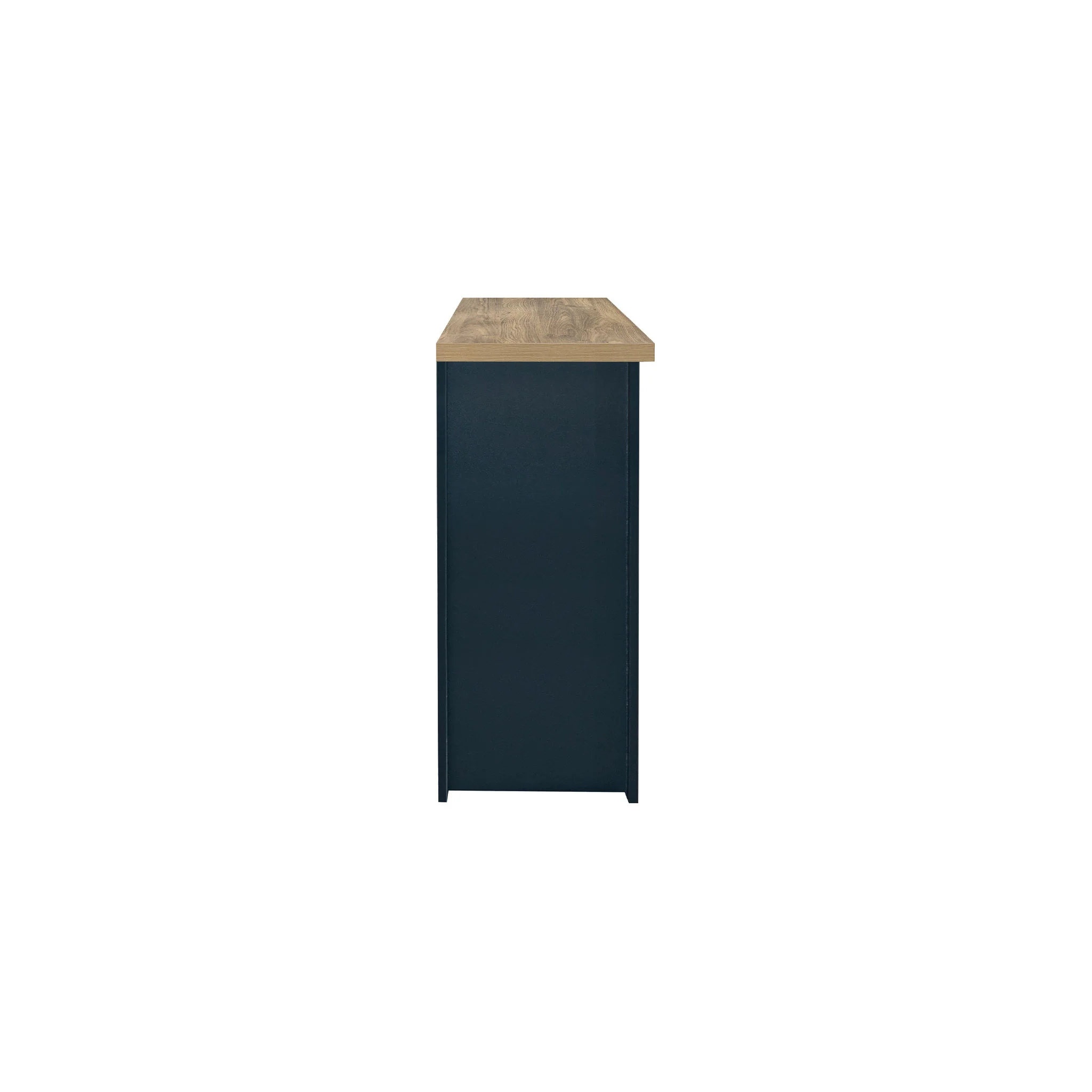 Highgate Navy Blue & Oak 2 Drawer Console Table - Image 5