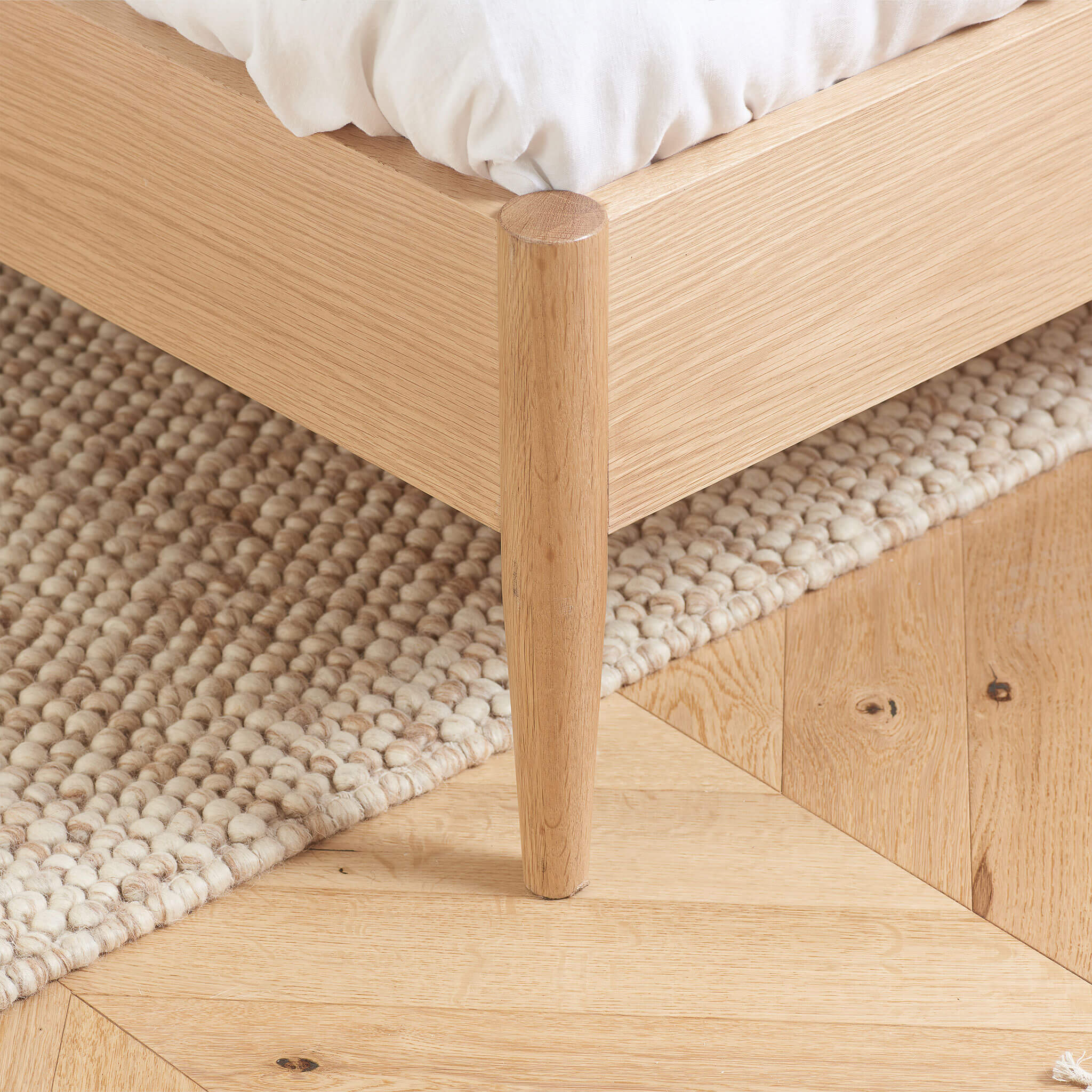 Jesper Oak Bed Frame - Image 4