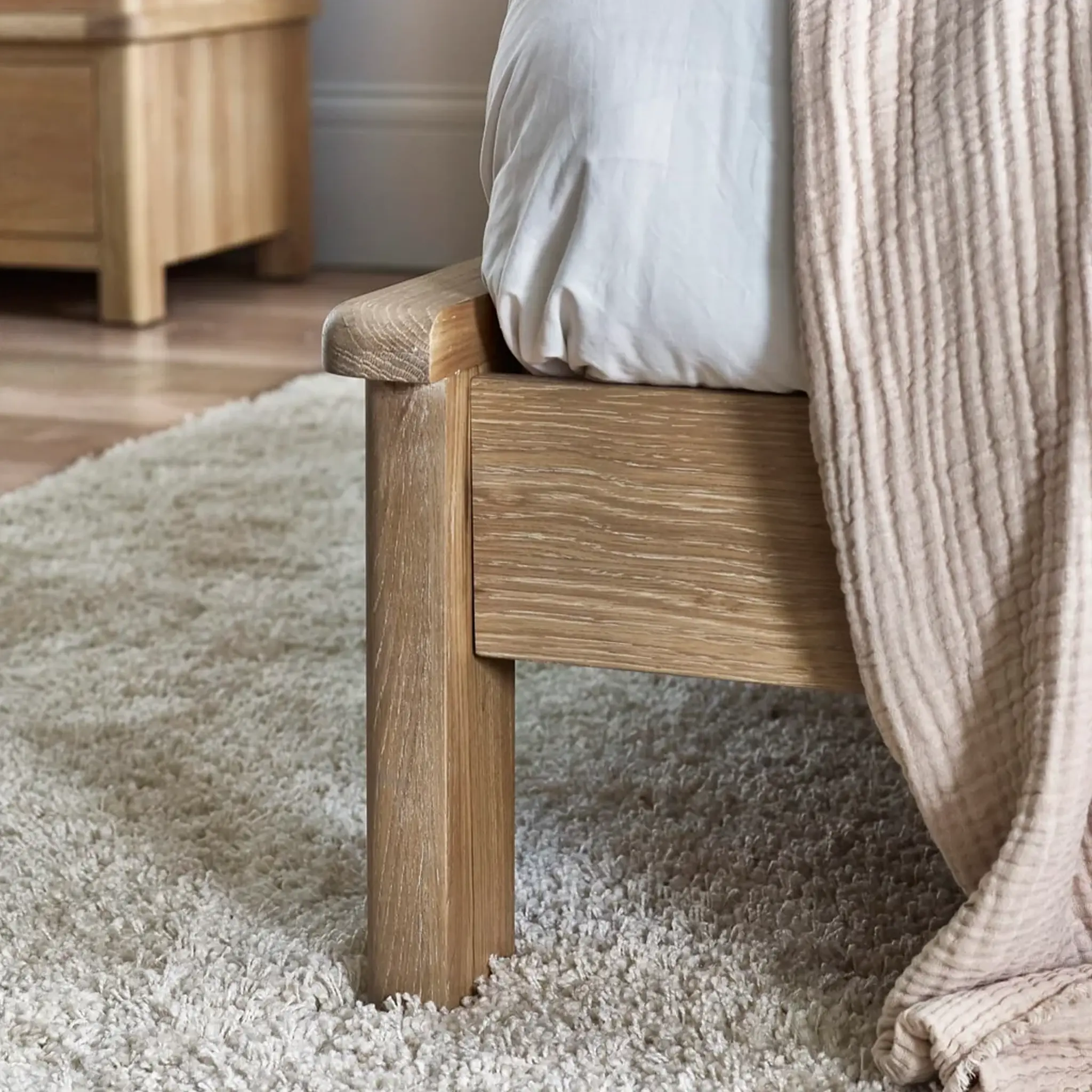 Memphis Limed Oak Bed - Image 3