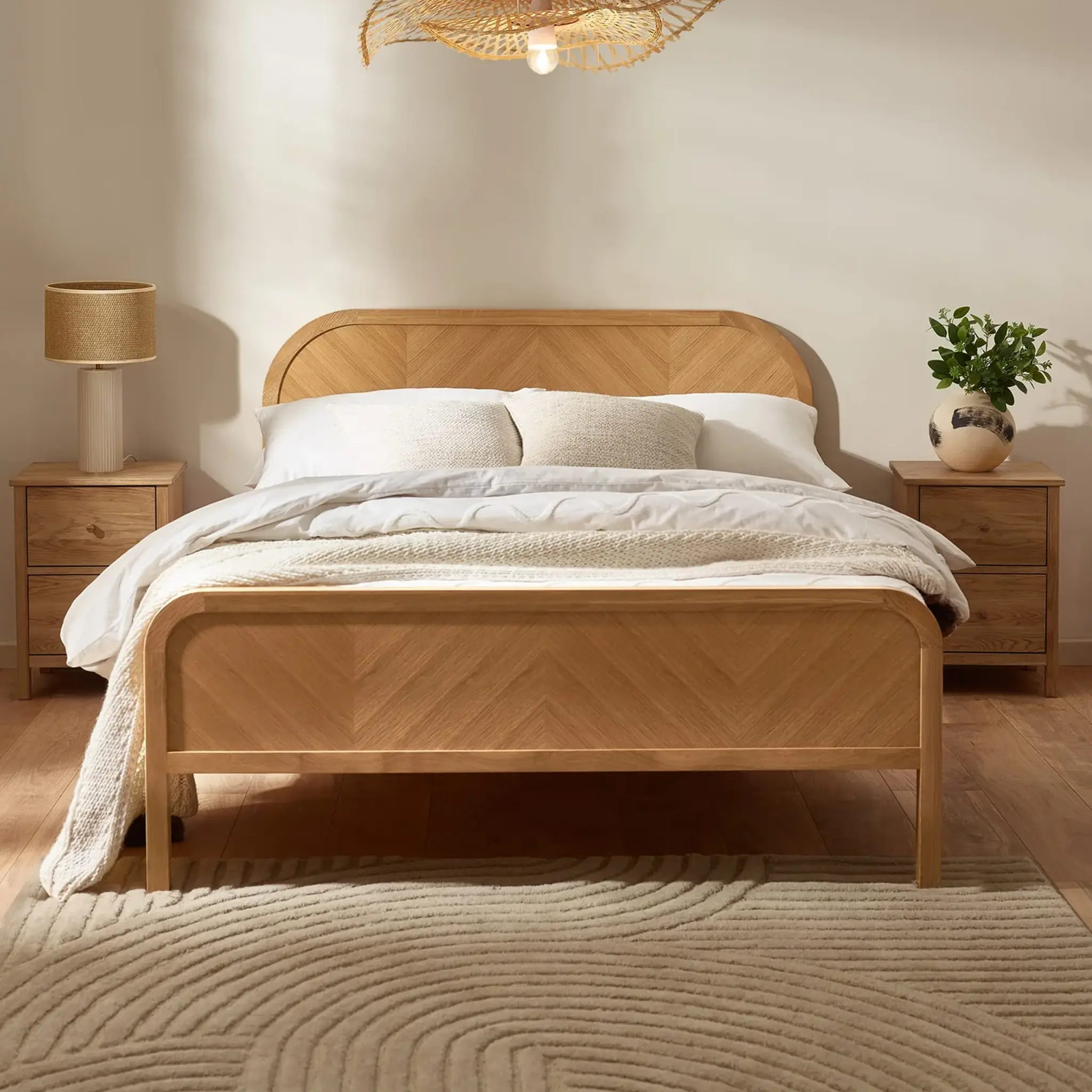Milo Chevron Bed