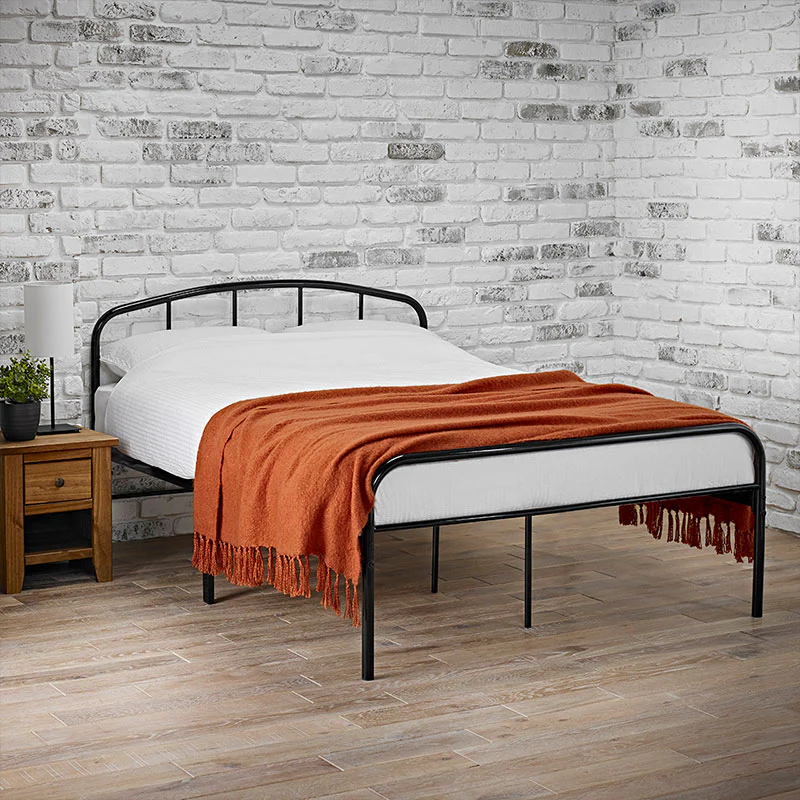 Milton Metal Bed Frame Black