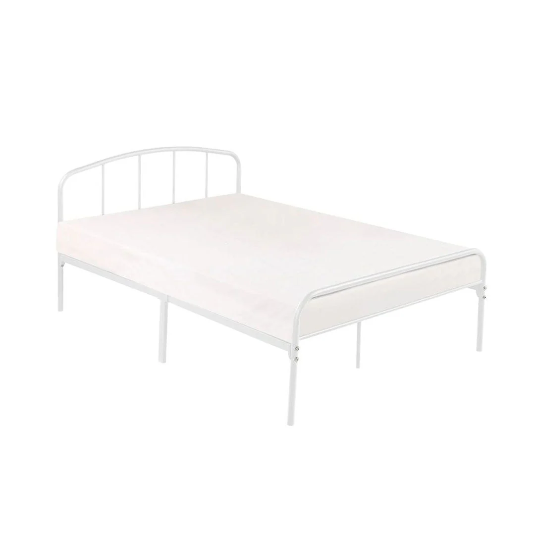 Milton Metal Bed Frame White - Image 2
