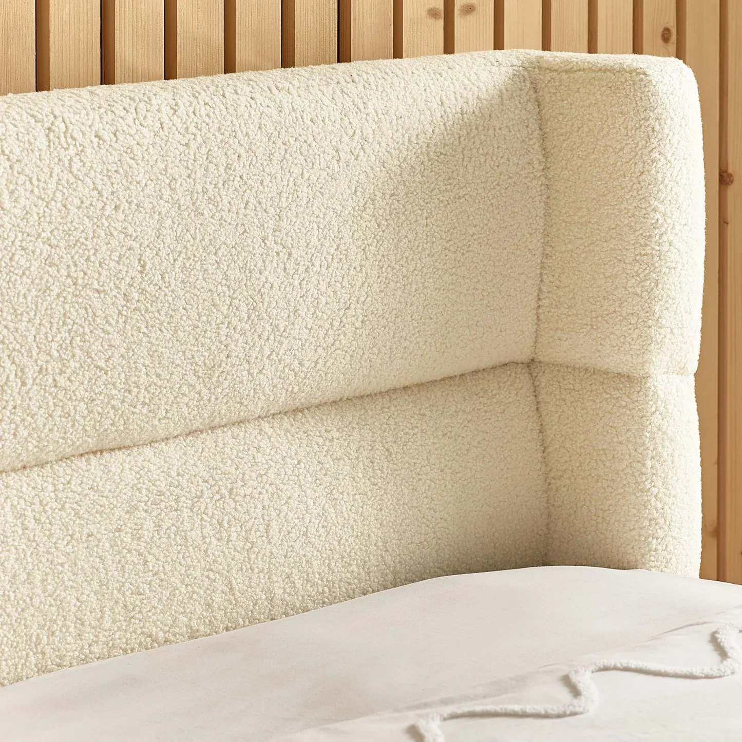 Oberon Bouclé Bed - Image 2