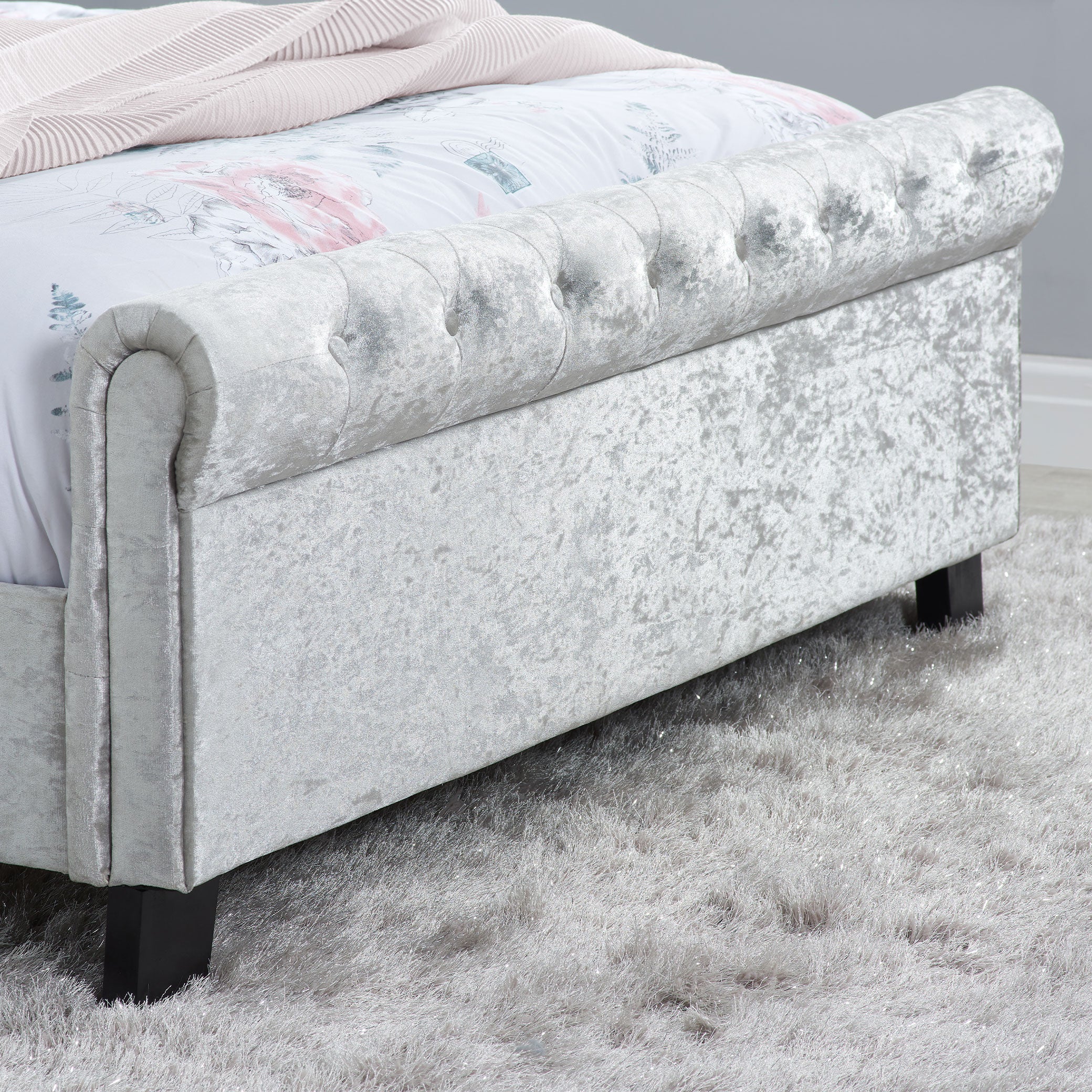 Sienna Grey Fabric Bed - Image 3