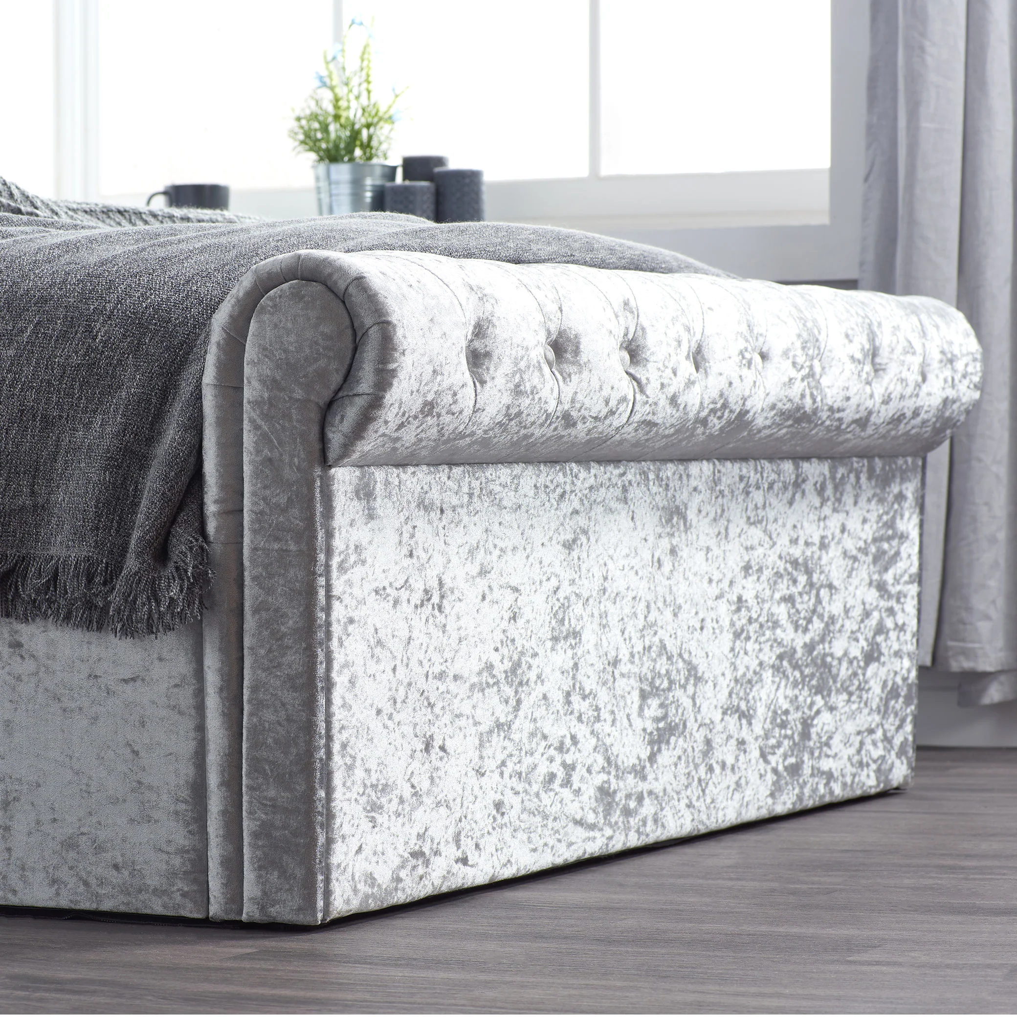 Sienna Grey Ottoman Bed - Image 4
