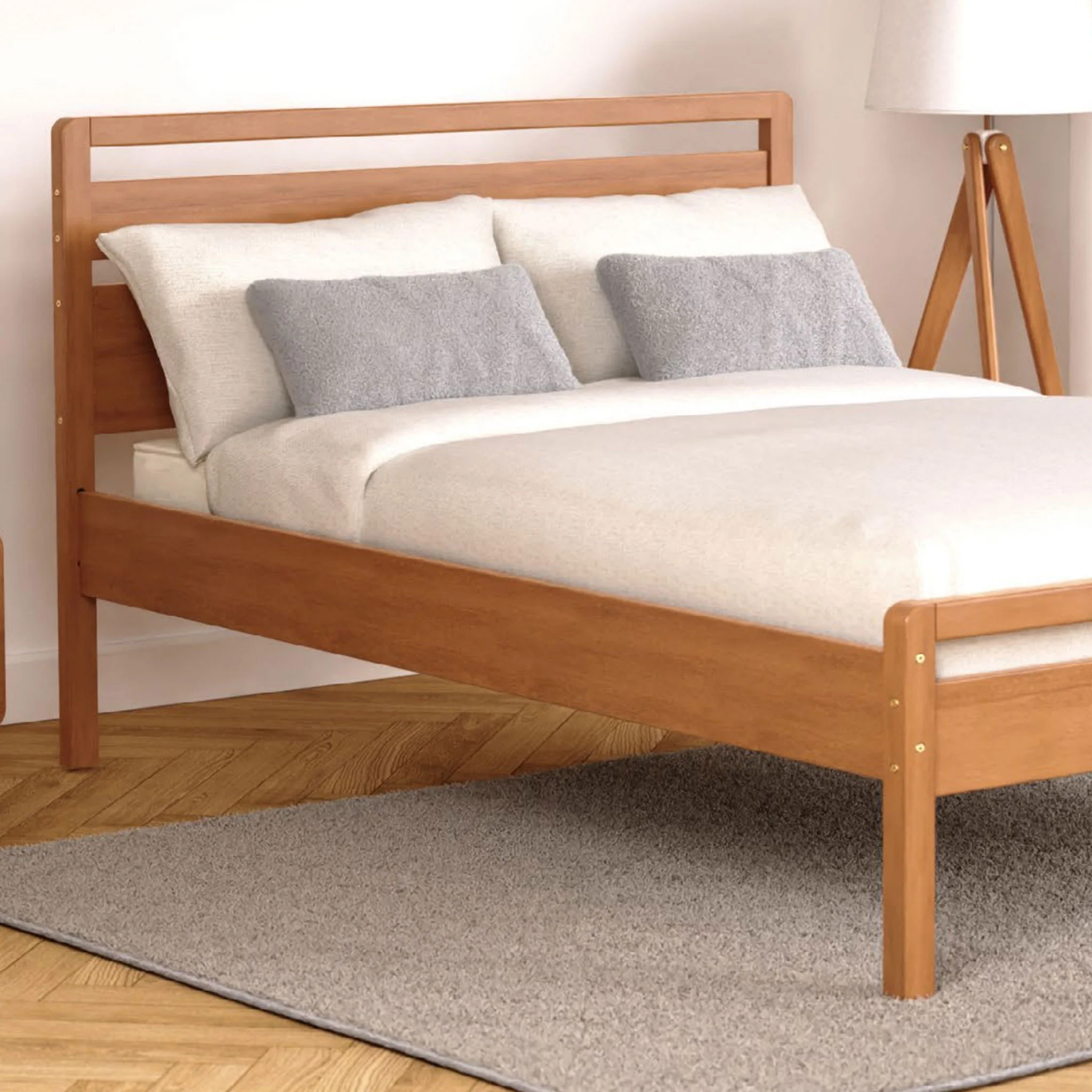 Skandi Wooden Bed - Image 2