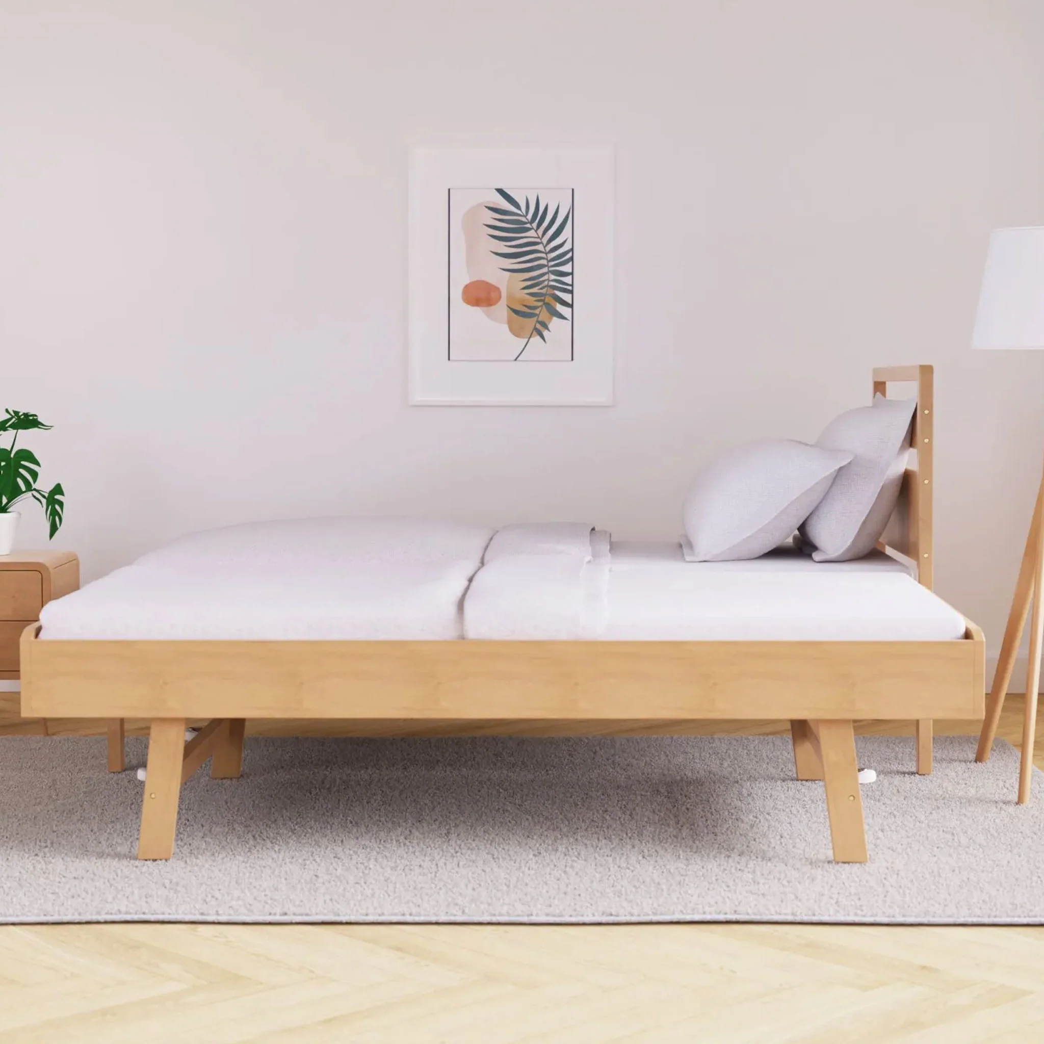 Skandi Wooden Guest Bed - Image 5