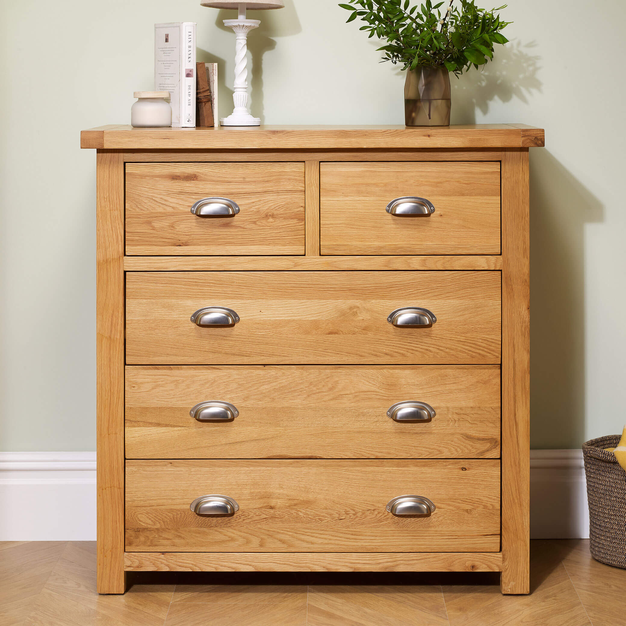 Woburn Oak 3 + 2 Chest - Image 2